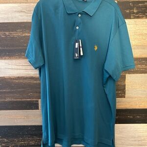 U.S. Polo Assn. Teal Polo Shirt size XXL